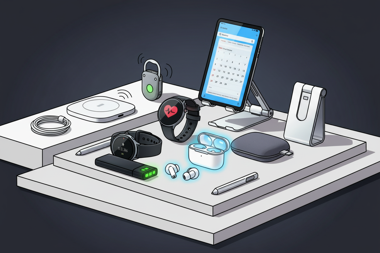 Dark Theme Cartoon Gadgets